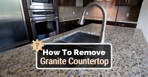 How to Remove Kitchen Countertop: A Journey Through Time and Space